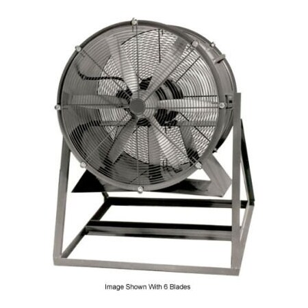 Americraft Mfg Propeller Fan W/ Medium Stand, 24 in Blade Dia, 5200 cfm, 1/4 hp, Aluminum Blade 24DA-1/4M-1-EXP
